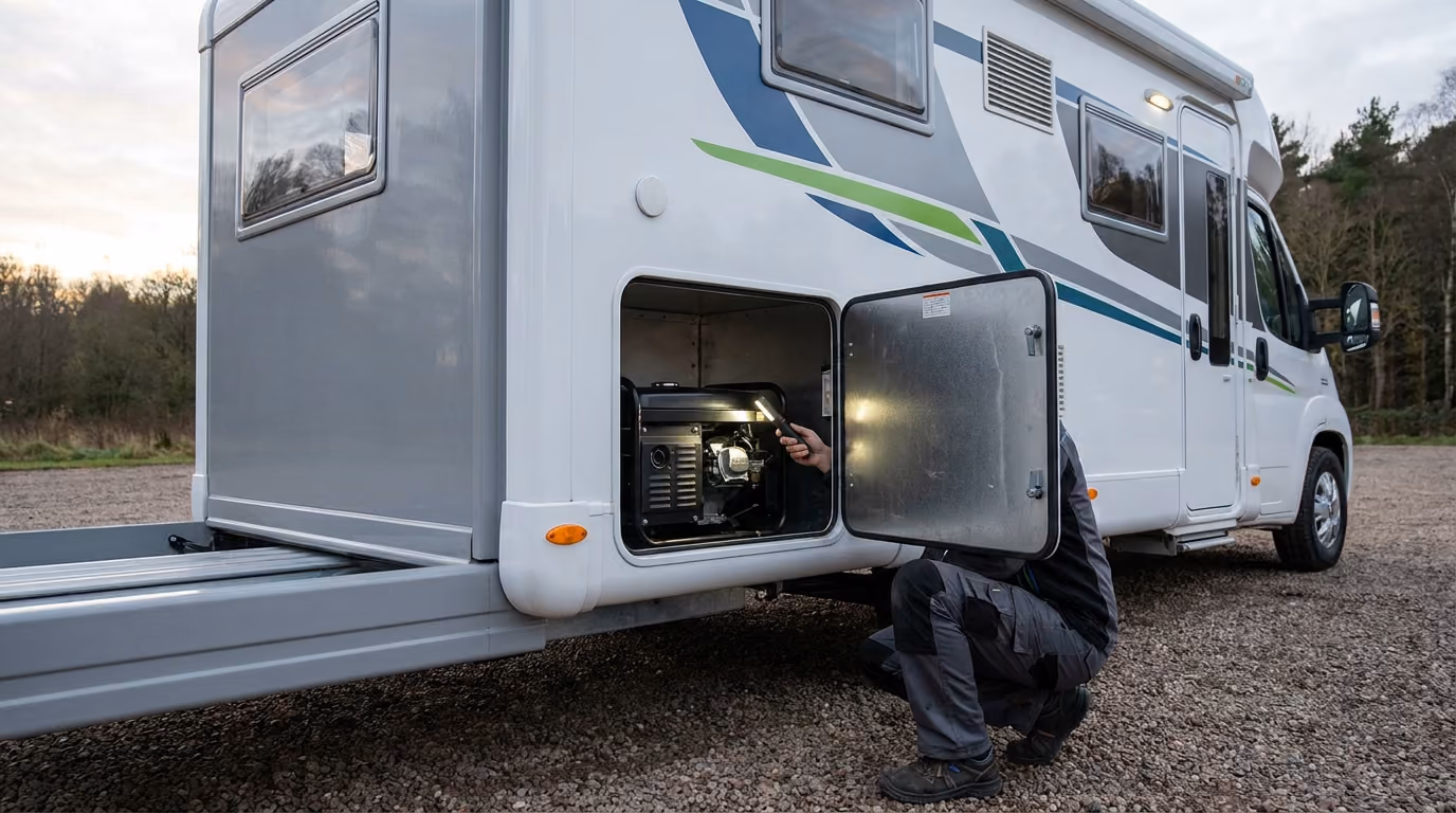 The generator cranks without firing, or does nothing when the start switch is held.