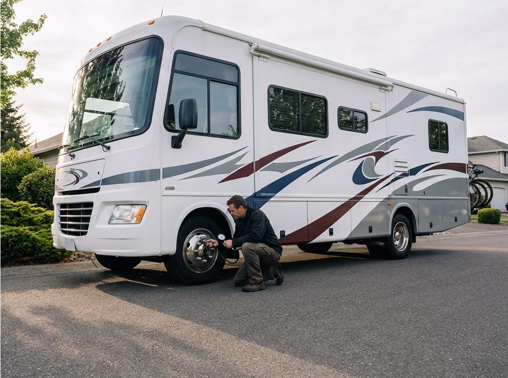 Most roadside RV failures are predictable and were visible before departure. This checklist is ordered by consequence, not convenience.