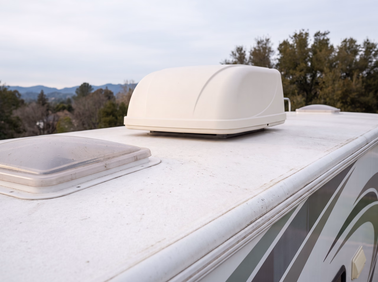 Heating and cooling on a recreational vehicle